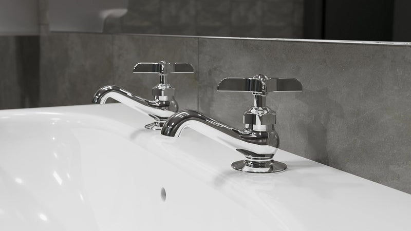 Central Brass 0239-P Single Handle Basin Faucet in Chrome - Image 2